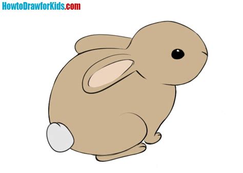 How to Draw a Rabbit Easy for Kids | How to Draw for Kids | Kitty drawing, Cute animal drawings ...