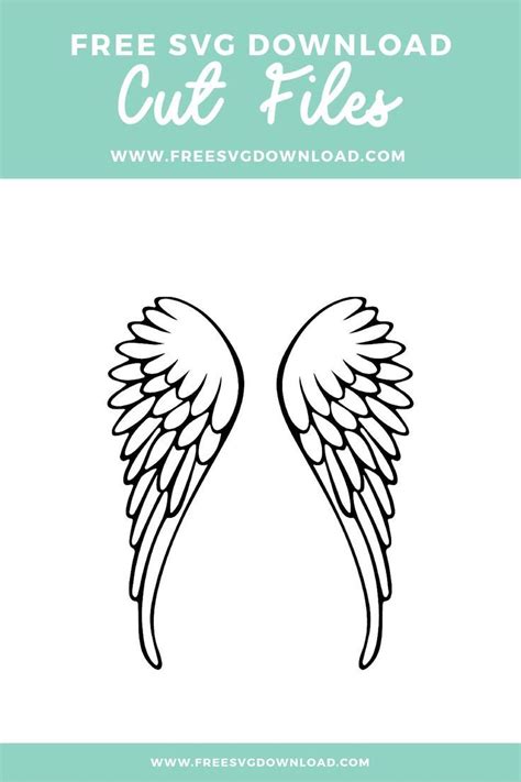 Angel wings free SVG & PNG free cut files, love svg - Free SVG Download ...