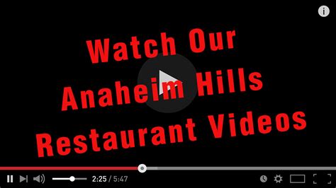 Anaheim Hills | OC Restaurant Guides