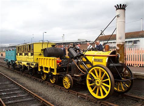 George Stephenson Rocket Locomotive / Rocket was designed by robert ...