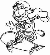 Garfield Coloring Pages Odie Printable Cool2bkids Kids Sketch Page sketch template