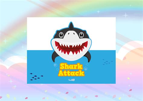 Shark Attack Game - Wonder Words