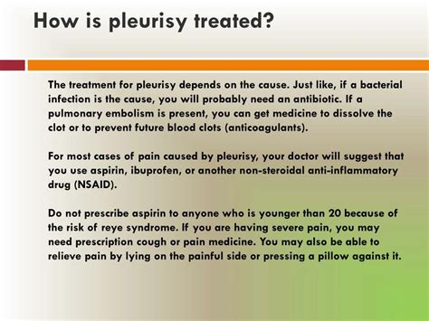 PPT - Pleurisy: Causes, Symptoms, Daignosis, Prevention and Treatment ...