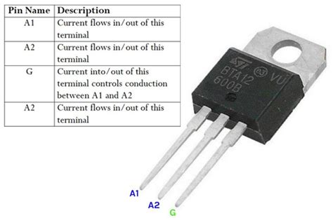 Bta16 Triac Circuit Diagram - Wiring Diagram