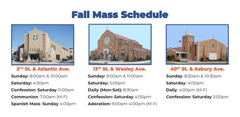 Mass schedule – Saint Damien Parish