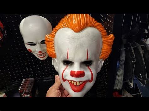 Spirit Halloween - Pennywise mask - YouTube