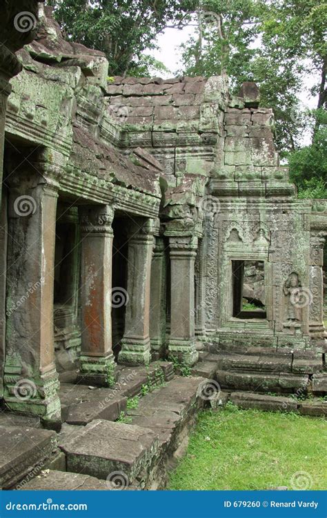 Jungle Temple - Angkor Wat stock photo. Image of tomb, angkorian - 679260