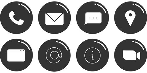 Download Icons, Contact, Contact Icons. Royalty-Free Vector Graphic ...