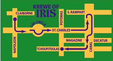 Parade route | Krewe, Parade route, New orleans