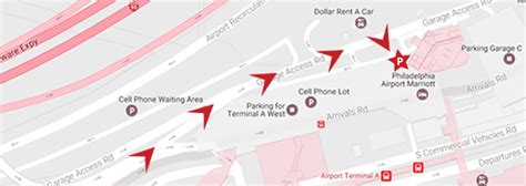 Philadelphia Airport Parking Map - emsekflol.com