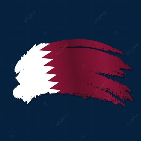 Qatar Flag Vector Illustration, Qatar, Flag, Qatar Flag PNG and Vector ...