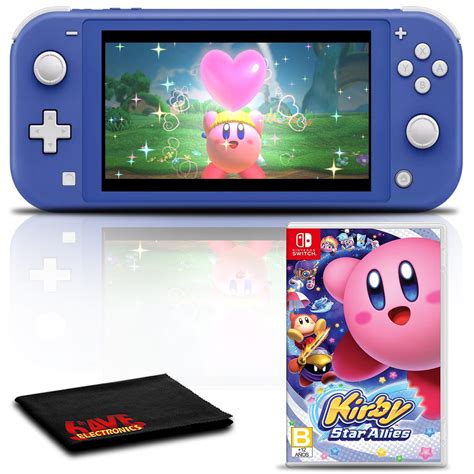 Nintendo Switch Lite (Blue) Gaming Console Bundle with Kirby Star Allies - Walmart.com