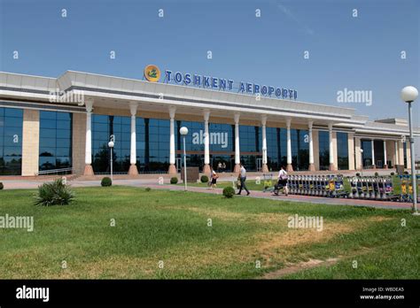 Terminal Building at Tashkent International Airport in Uzbekistan Stock ...