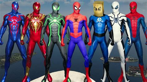 Spider-Man Remastered PS5 - All 45 Suits (New PS5 + All DLC Suits ...