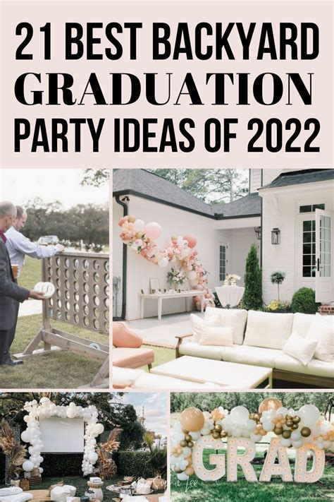 21 Best Backyard Graduation Party Ideas of 2022 - By Sophia Lee