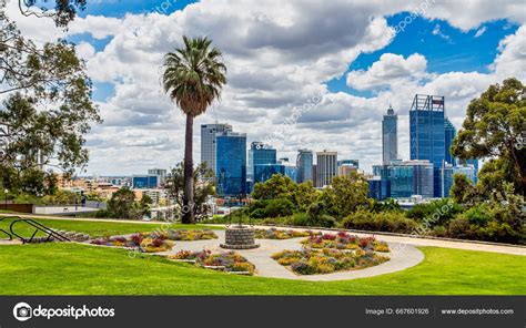 Perth Australia 2021 View Perth City Kings Park Perth Western – Stock ...