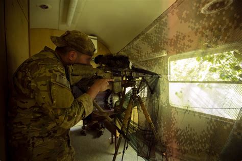 DVIDS - Images - NATO snipers train for urban terrain at JMRC [Image 3 of 3]