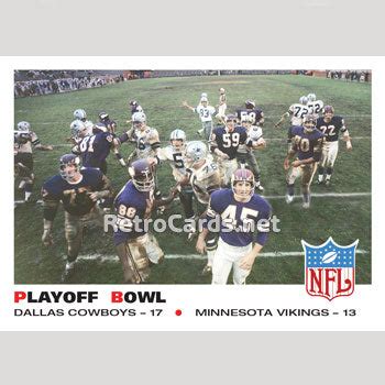 1969T NFL Playoff Bowl – RetroCards