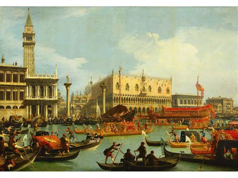 Canaletto Bucintoro Returning to Molo On Ascension Day - 8 Famous ...