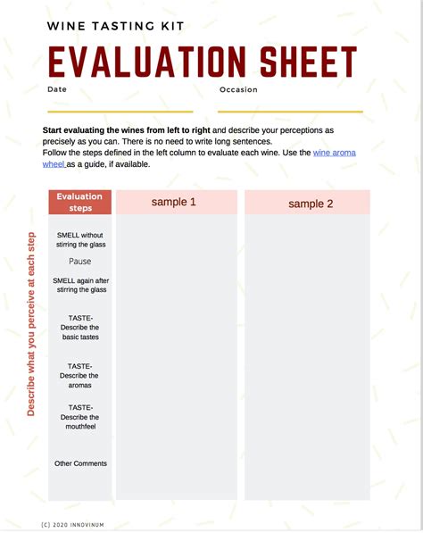 Printable Wine Tasting Sheet Pdf Printable Word Searc - vrogue.co