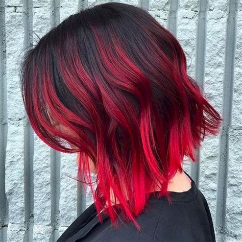 ️Short Black And Red Hairstyles Free Download| Gambr.co
