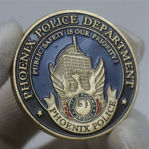 US Arizona Phoenix Police Badge Challenge Coin – Coin Souvenir