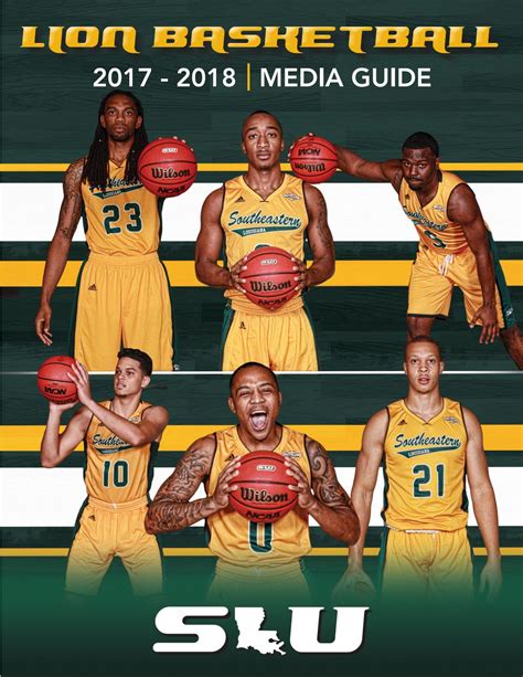 2017-18 SLU Men's Basketball Media Guide by Southeastern Louisiana University Athletics - Issuu