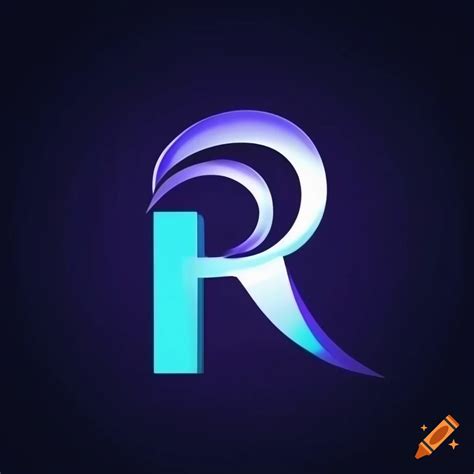 Letter r design inspired by motorola logo on Craiyon