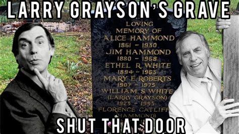 Larry Grayson’s Grave | Shut that door - YouTube