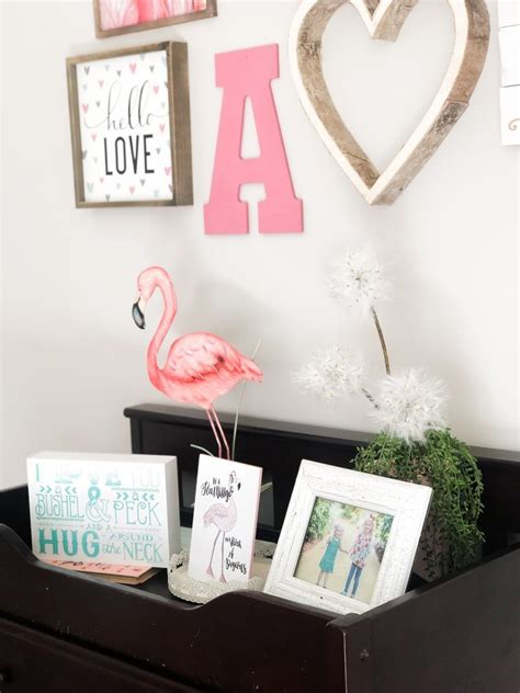 Flamingo girls bedroom. Flamingo bedroom decor. Flamingo big girl ...