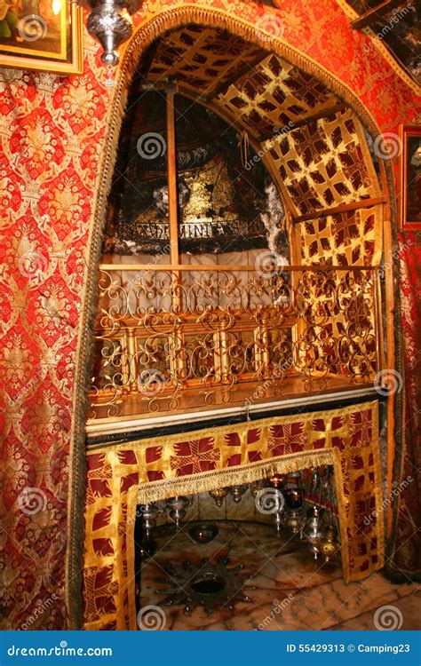 Nativity Church in Bethlehem. Stock Image - Image of grotto, judea ...