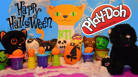 Play Doh Halloween surprise eggs - YouTube