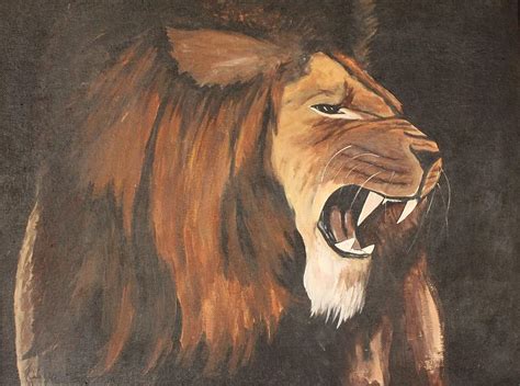 Lion's Roar Painting by Kaila Jaeger - Fine Art America