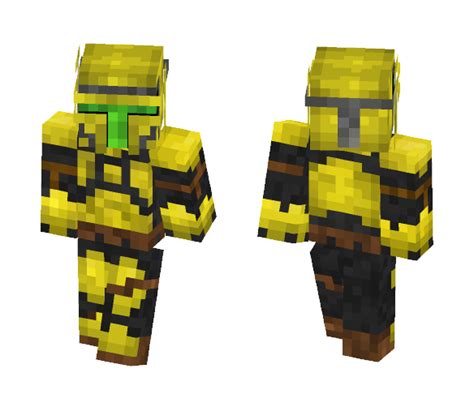 Download Golden Mandalorian Minecraft Skin for Free. SuperMinecraftSkins