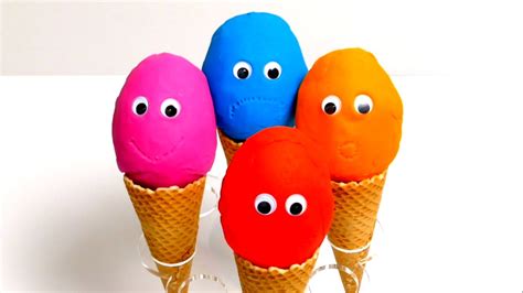 Play-Doh Ice Cream Cone Surprise Eggs with Toys