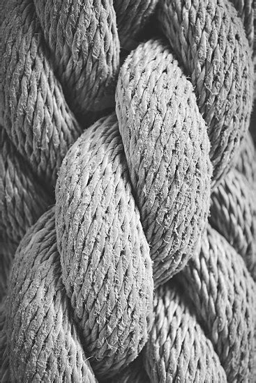 Rope, texture, black & white, zoom by Tina Eanes. Photo stock - StudioNow