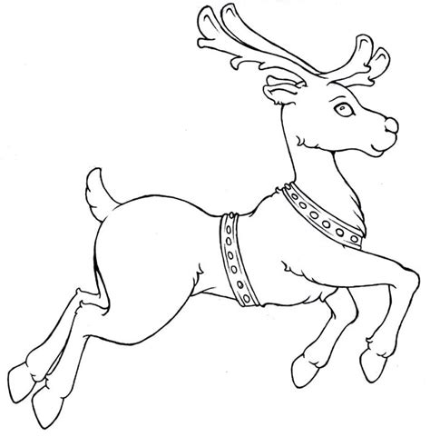 Printable Reindeer Template