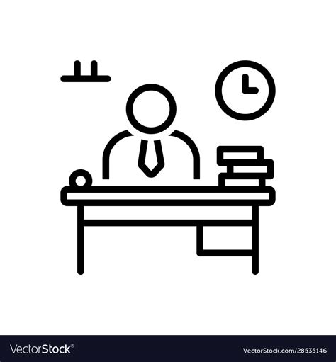 Workplace Royalty Free Vector Image - VectorStock