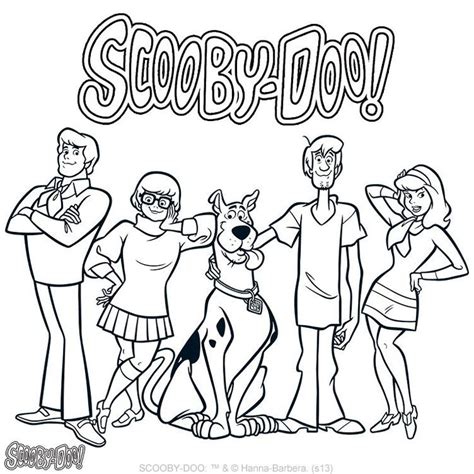 Get ready to freak out 27 Scooby doo coloring pages and pictures - Print Color Craft