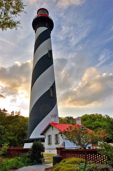 St. Augustine #Lighthouse http://dennisharper.lnf.com/ ..rh | Faro, Faro de luz, Imágenes de faros