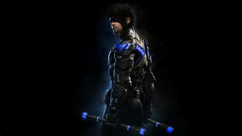 HD Wallpaper of Nightwing from Batman: Arkham Knight