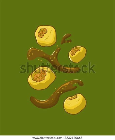 Pani Puri Indian Cuisine Illustration Vector Stock Vector (Royalty Free ...