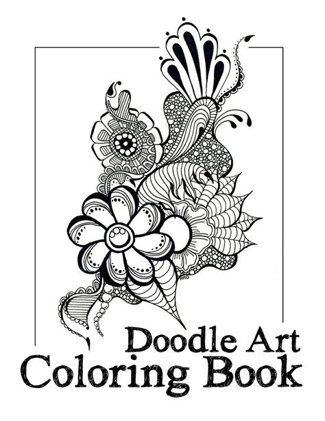 My Doodle Art Coloring Book is Finally Here! | Doodle art, Coloring ...