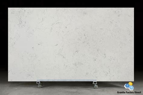 Carrara White Quartz Countertop, Island, and Slab – Granite Factory Direct