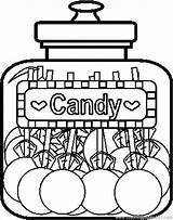 Candy Coloring Sheets Printables sketch template