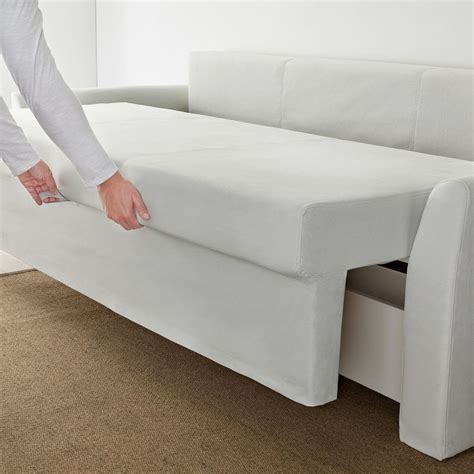 HOLMSUND Sofa-bed - Orrsta light white-gray - IKEA in 2020 | Sofa bed ...