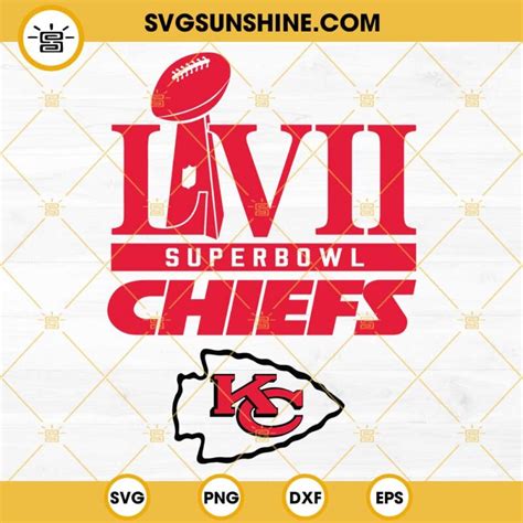 Chiefs Super Bowl 2023 SVG, Chiefs Football SVG, Kansas City Chiefs SVG, Superbowl LVII SVG