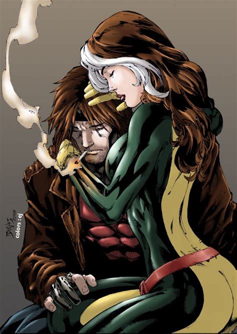 Gambit n Rouge by ejslayer | X men, Liefde, Man