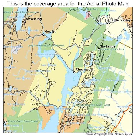 Aerial Photography Map of Ringwood, NJ New Jersey