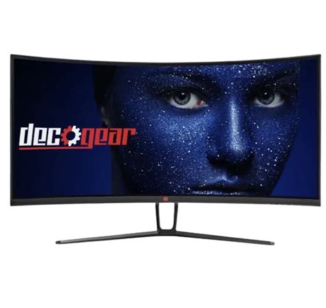 DECO GEAR 35& Gaming Monitor Curved Ultrawide 3440x1440 120Hz 1ms MPRT ...